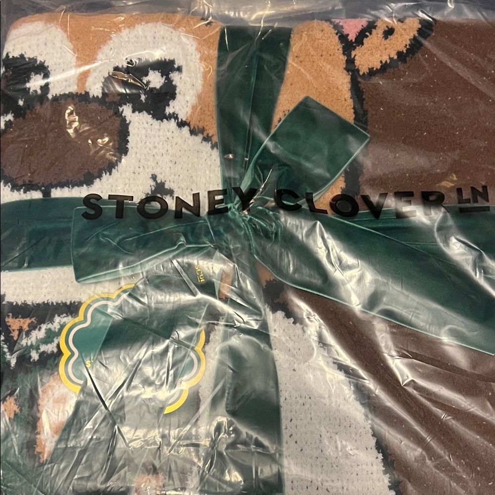 Brand New Stoney Clover Lane Bear Blanket
